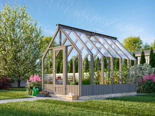 Zimní zahrada Palmako EMILIA 8,2 m2 ( tmavě šedá )